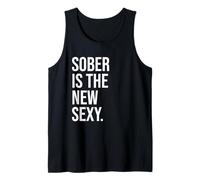 Sobriety Anniversary Sober is the New Sexy & Sober Recovery Tank Top