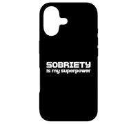 Sobriety is My Superpower AA Recovery Abstinence Men Women Case for iPhone 17