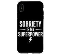 Sobriety Is My Superpower Sober Pride Recovery Sobriety Life Case for iPhone XS Max