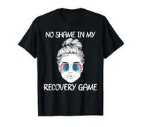 Sobriety No Shame in My Recovery Game Sunglasses Tie Dye T-Shirt