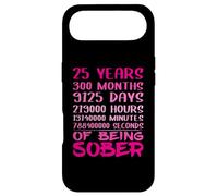 Sobriety Recovery Anniversary 25 Years Sober Case for iPhone Air