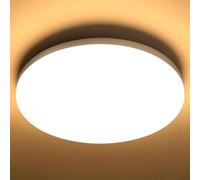 SOBROVO 36W LED Ceiling Light, Round LED Ceiling Light, Warm White 3000K 3600LM Flush Modern Surface Ceiling Lights for Living Room, Kitchen, Porch, Hallway