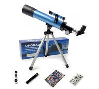 Sobrzy Telescope for Kids 8-12, Beginner Kids Telescope 50mm Aperture with Tripod, 2 Eyepieces & Finder Scope, 100x Magnification, STEM Educational Gift for Boys & Girls, Blue