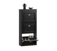 SoBuy 3 Drawers Shoe Cabinet Shoe Rack Shoe Storage Cupboard,FSR94-SCH,UK