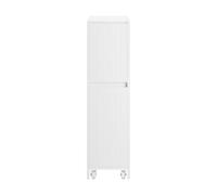 SoBuy Bathroom Cabinet Slim Storage White