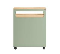 Sobuy Bathroom Cabinet Toilet Paper Holder Narrow Storage Green
