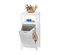 SoBuy Bathroom Laundry Basket Laundry Cabinet Cabinet Storage,BZR67-W,UK