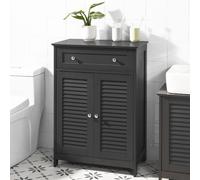 Sobuy Frg238-Dg, Bathroom Cabinet Versatile Storage Unit With Drawer, Moisture-Resistant Cupboard,grey,w60Xd35Xh87