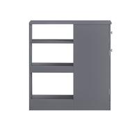 Sobuy Bathroom Storage Cabinet With Toilet Paper Holder Grey Wall Mounted