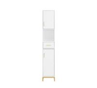 SoBuy Tall Cabinet 2-Door Storage White