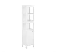 SoBuy Bathroom Cabinet 3 Shelves 144cm White