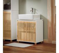 Sobuy Bzr125-W, Under Sink Cabinet Bathroom Vanity Unit Bathroom Storage Cabinet,white,w60Xd33Xh60