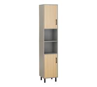 Sobuy Bathroom Tall Storage Cabinet Wooden Cupboard Freestanding Organiser Unit