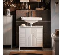 Sobuy Bzr157-W, Under Sink Cabinet Bathroom Vanity Unit Bathroom Storage Cabinet With 2 Doors,white,w30Xd60Xh60