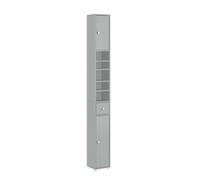 SoBuy Bathroom Tall Cabinet Cupboard Bathroom Cabinet Storage Cabinet,BZR34-HG Grey