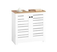 Sobuy Bzr40-W, Under Sink Cabinet Bathroom Vanity Unit Bathroom Storage Cabinet,white,w60Xd30Xh58.5