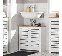 Sobuy Bzr40-W, Under Sink Cabinet Bathroom Vanity Unit Bathroom Storage Cabinet,white,w60Xd30Xh58.5