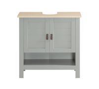 SoBuy BZR69-HG Under Sink Cabinet, Light Gray, 60x30x60cm