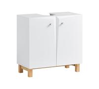 SoBuy BZR92-W, Under Sink Cabinet Bathroom Vanity Unit Bathroom Storage Cabinet, White