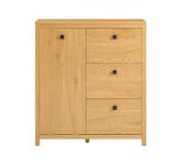 Sobuy Laundry Storage Cabinet Bathroom Chest Brown