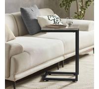 Side Table C Shaped Modern Coffee Table Sofa Table Telephone Table Lamp Table,grey,sobuy Fbt44-Hg