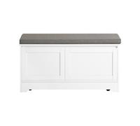 SoBuy Cat Litter Box Cabinet with Storage Bench & Bowls