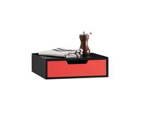 SoBuy Coffee Pod Storage Drawer Coffee Capsule Holder Stand Box Teabags Storage Box Black and Red W30 x D31 x H9cm FRG179-R