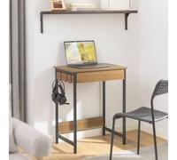 SoBuy Small Desk 60cm Wide with Drawer and Hooks for Home Office