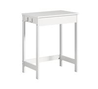 SoBuy Small Desk 60cm Wide with Drawer and Hooks for Home Office