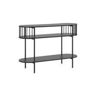 SoBuy Console Table 3-Tier Slim Black 110cm