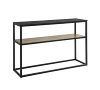 SoBuy Console Table Tempered Glass 110cm Black