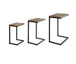 SoBuy FBT102-F Nesting Tables Set of 3 Coffee Tables Side End Tables