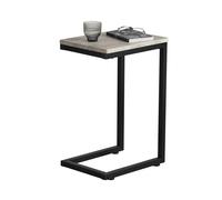 SoBuy FBT44-HG Side Table, Modern Coffee Table/Sofa Table/Telephone Table/Lamp Table for Living Room, 40x30x60 cm Black & Gray