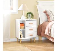 Sobuy Fbt95-W, Bedside Table End Table Sofa Table Nightstand Lamp Table,white,w48Xd40Xh60