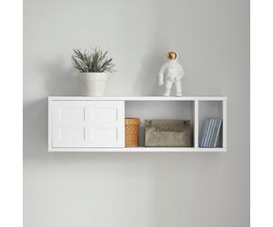 Sobuy Fhk18-W, Sideboard Cupboard Storage Cabinet Wall Mounted Storage Unit,white,w75Xd20Xh23