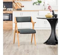 Sobuy Folding Chair 61.5X56X77.6Cm Functional Fst98-Sg,grey,w61.5Xd56Xh77.6