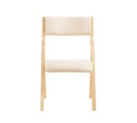 SoBuy Folding Dining Chair - Padded Seat & Back in Off-White SoBuy Off-White