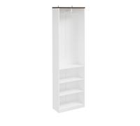 SoBuy Freestanding Open Wardrobe with Shelves KSB02-W
