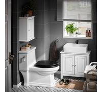 Sobuy Frg202-W, Under Sink Bathroom Storage Cabinet With Doors,white,w60Xd30Xh62.5