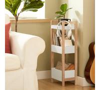 Sobuy Frg226-Nw, 3 Tiers Bathroom Shelf Storage Display Shelf Rack Organizer Shelving Unit,wood Effect,w28Xd20Xh74