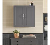 Sobuy Frg231-Dg, Bathroom Wall Cabinet Mounted Storage Unit Slim Bathroom Cupboard For Towel & Toiletries,grey