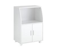 SoBuy® FRG241-W, Kitchen Microwave Shelf Storage Trolley Cabinet Cupboard