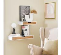 Sobuy Frg92-Nw, Floating Shelf Storage Display, Wall Mounted Drawer,wood Effect,w40Xd24.5Xh8