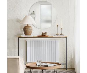 Sobuy Fsb19-L-E,console Table Wood Hall Sofa Side End Table Living Room Furniture,brown,w120Xd20Xh80