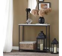 SoBuy FSB29-SCH, Console Table Side Table End Table Hall Table Living Room Table, 80x30x75cm, Black