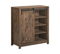 Sobuy Fsb59-N, Storage Cabinet Sideboard With Sliding Door, Hallway Shoe Cabinet, Wood