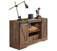 SoBuy FSB60-N, Storage Cabinet Sideboard with 2 Sliding Doors, Kitchen Dining Room Hall Cabinet, Wood