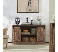 Sobuy Fsb60-N, Storage Cabinet Sideboard With 2 Sliding Doors, Kitchen Hall Cabinet, Wood Veneer,w120Xd39.5Xh70.5