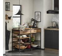 SoBuy FSB85-PF, Kitchen Dining Room Living Room Sideboard, Kitchen Island Sideboard Dining Bar Table