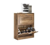 SoBuy FSR137-F, Shoe Cabinet Shoe Rack Shoe Storage Cupboard Organizer Unit, Brown